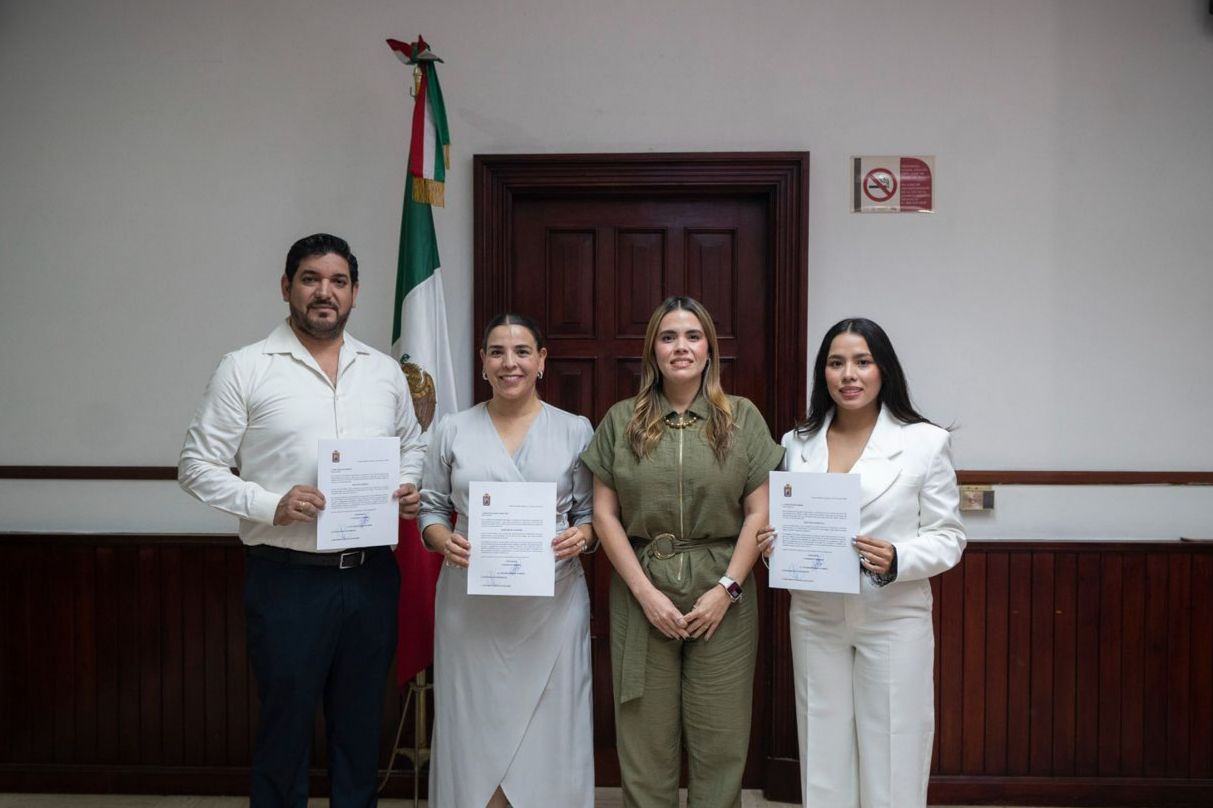 Rinden protesta titulares de Secretaría de las Mujeres, Secretaría de Bienestar y Dirección de Ingresos