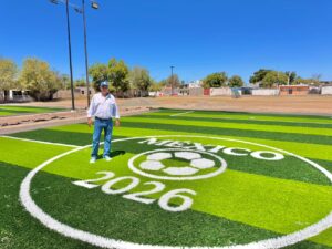 Canchas nuevas en El Fuerte