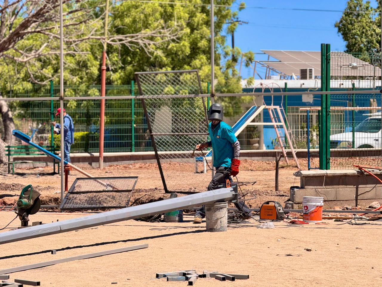 Canchas nuevas en El Fuerte