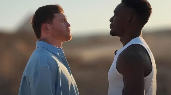 Canelo Álvarez vs. Christian Mbilli realizan primer cara a cara en Egipto