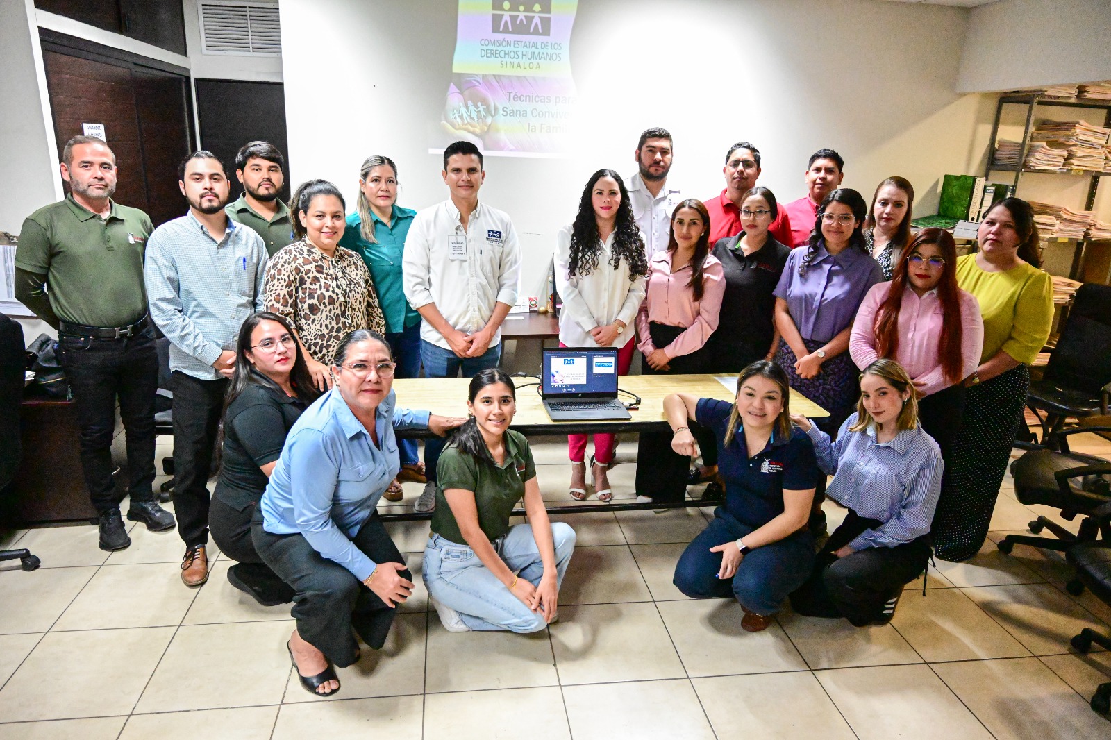 Funcionarios de la CEDH impartieron el curso Sana Convivencia a personal de la SSPE