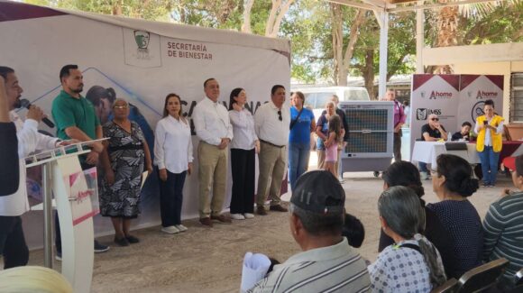 ‘Abraza’ Caravana del Bienestar a la colonia Rubén Jaramillo de Los Mochis; autoridades se ponen a disposición