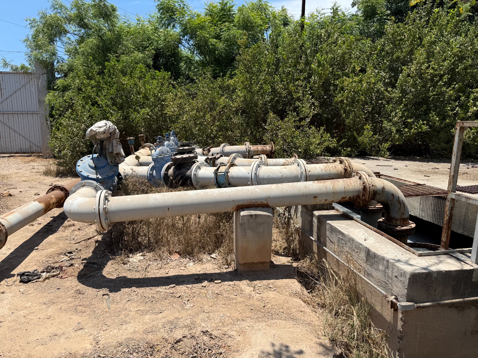 Cárcamo de rebombeo de aguas residuales en El Walamo, Mazatlán