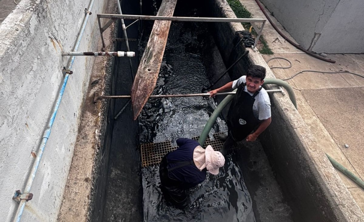 Jumapam intensifica limpieza para evitar fallas en el drenaje