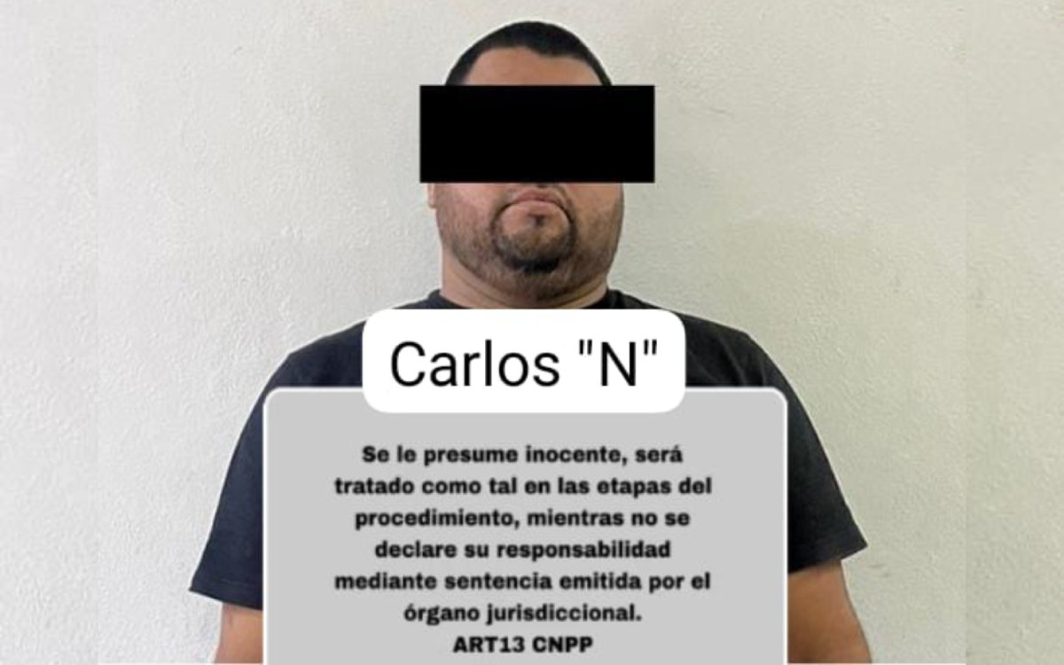 Carlos ‘N’ detenido circulando en una motocicleta con reporte de robo
