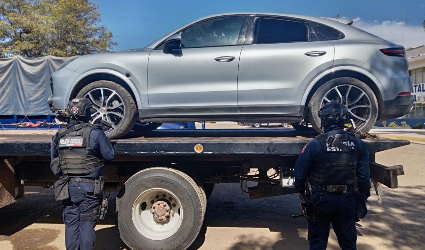 Vehículo recuperado con reporte de robo