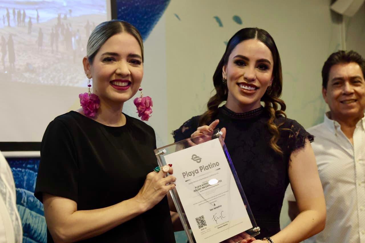 Entregan certificación para playas de Mazatlán
