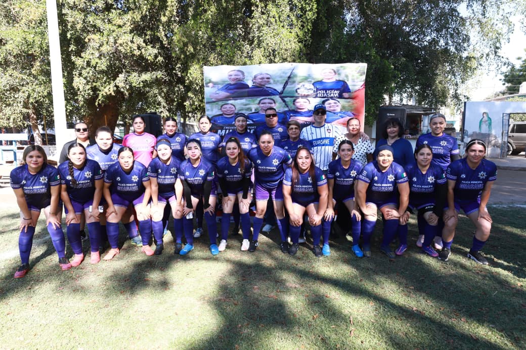 Inauguran en El Chaleco el torneo de futbol Mujeres que Protegen Sinaloa