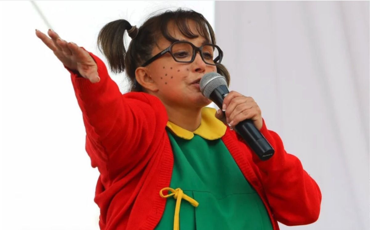 María Antonieta de las Nievas como la "Chilindrina"