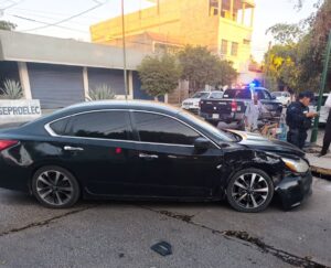 Choque en el Centro de Guasave, Sin.