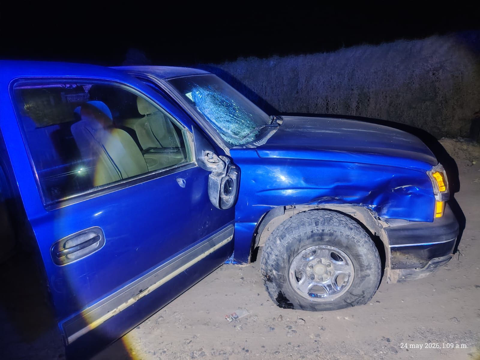 Camioneta choque Guasave