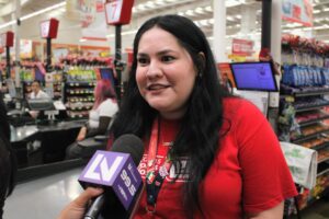 Citlali Soto, encargada de eventos especiales de Casa Ley en Mazatlán