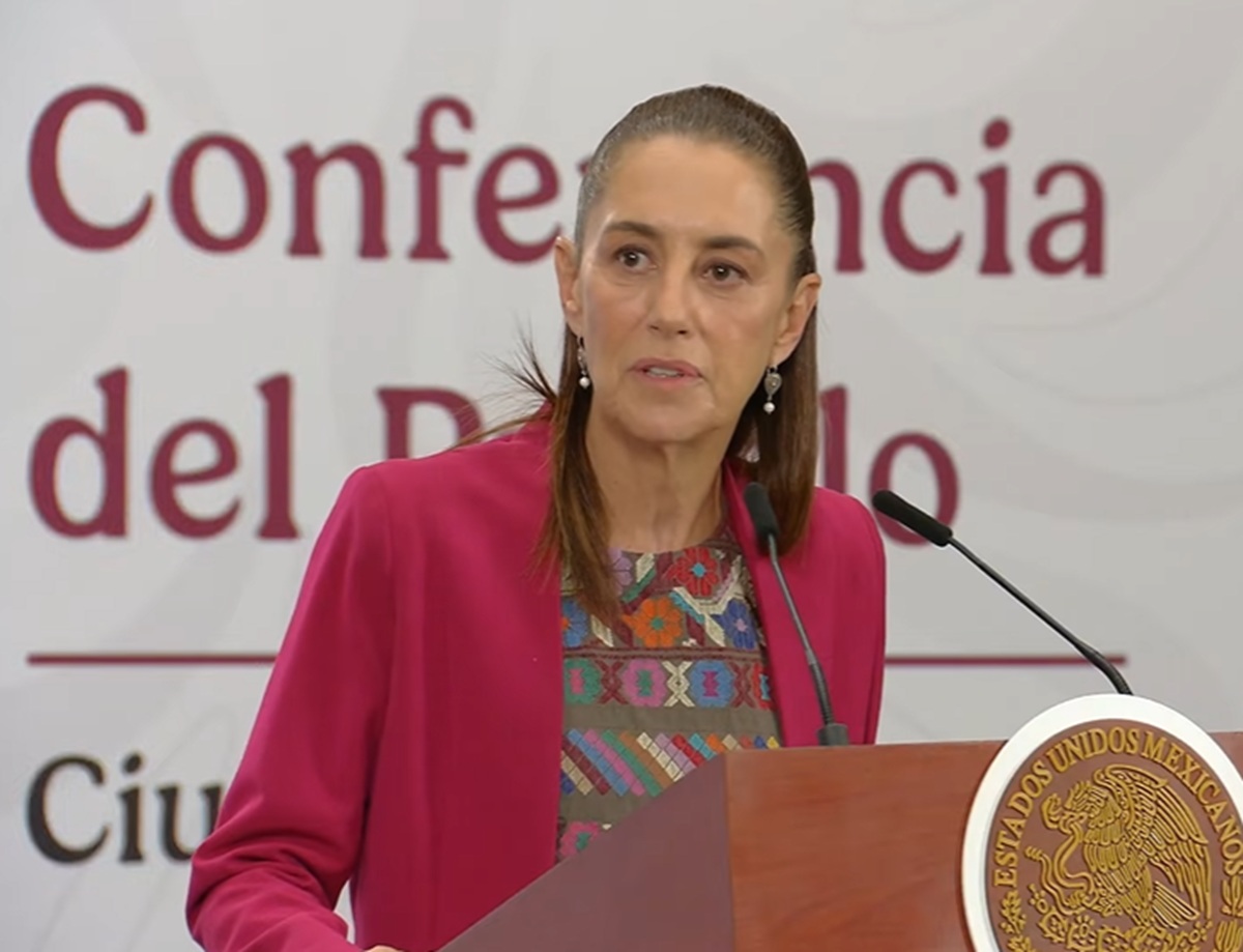 Claudia Sheinbaum en conferencia 'mañanera'