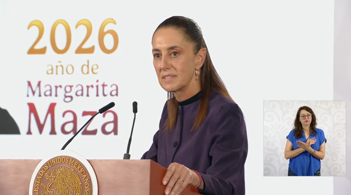 Claudia Sheinbaum en conferencia 'mañanera'