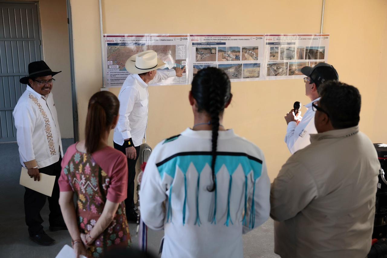 Claudia Sheinbaum inaugura Acueducto Seri en Sonora