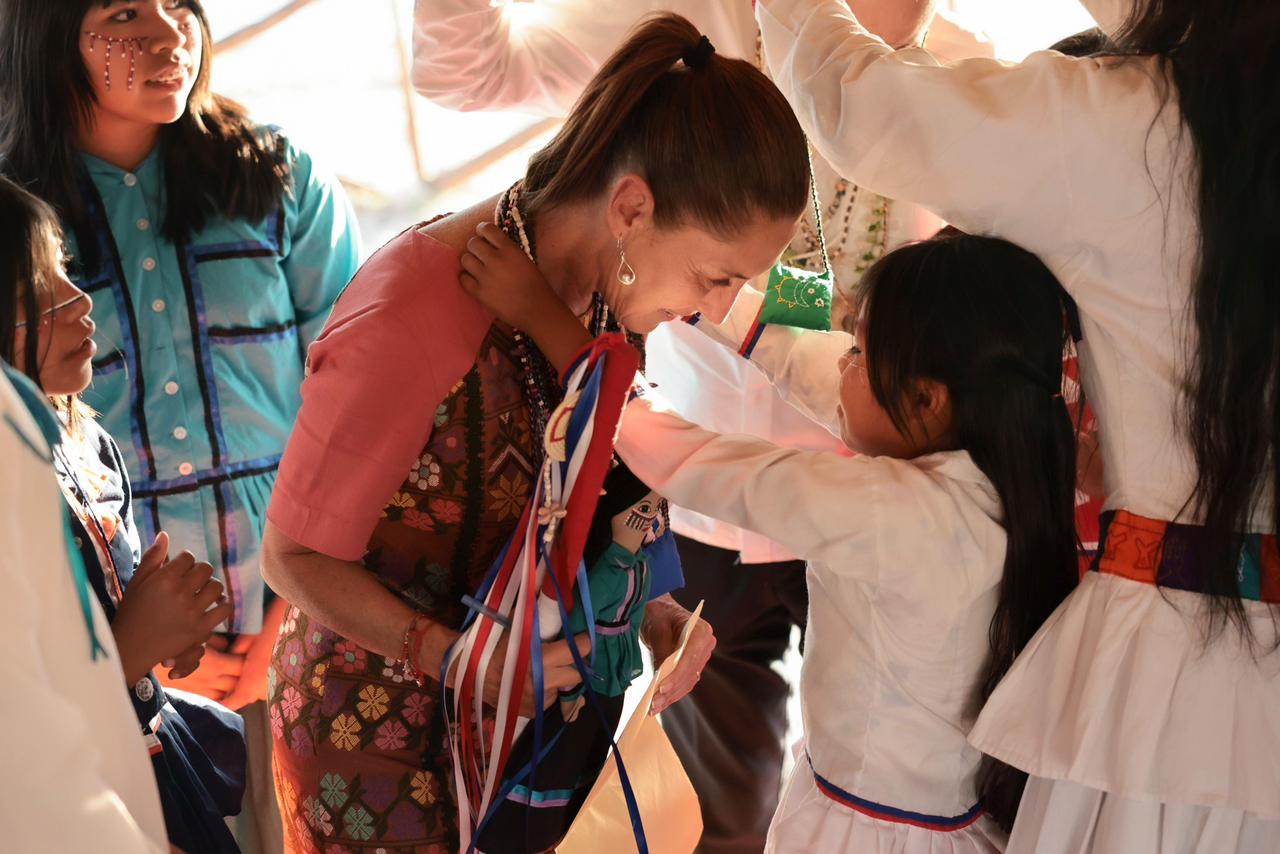 Claudia Sheinbaum inaugura Acueducto Seri en Sonora