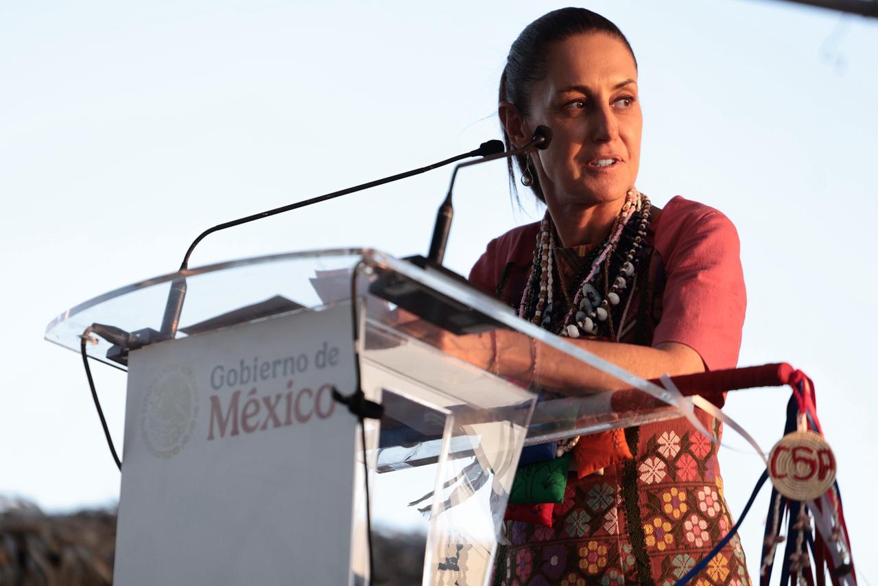 Claudia Sheinbaum inaugura Acueducto Seri en Sonora