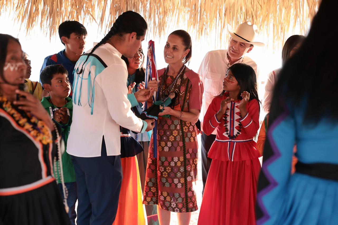 Claudia Sheinbaum inaugura Acueducto Seri en Sonora