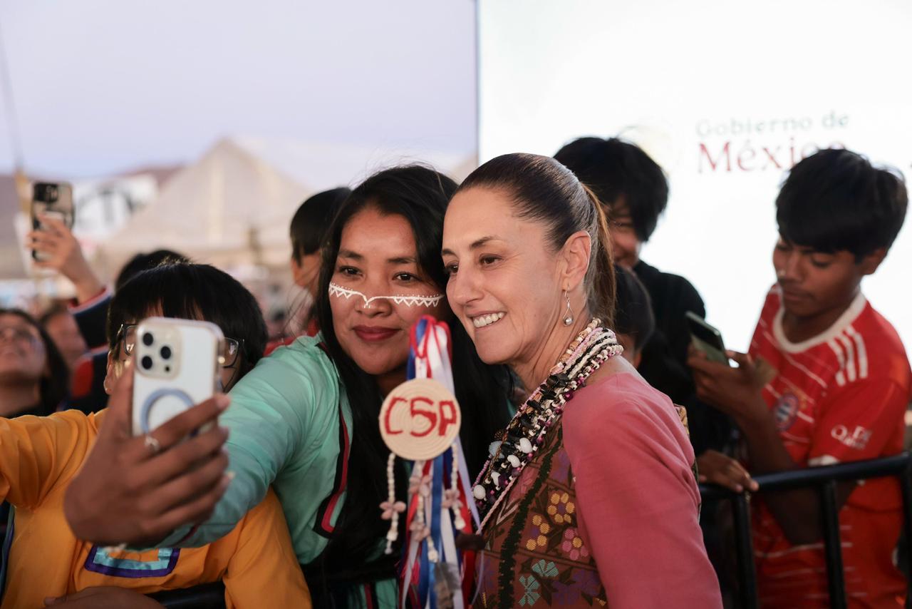 Claudia Sheinbaum inaugura Acueducto Seri en Sonora