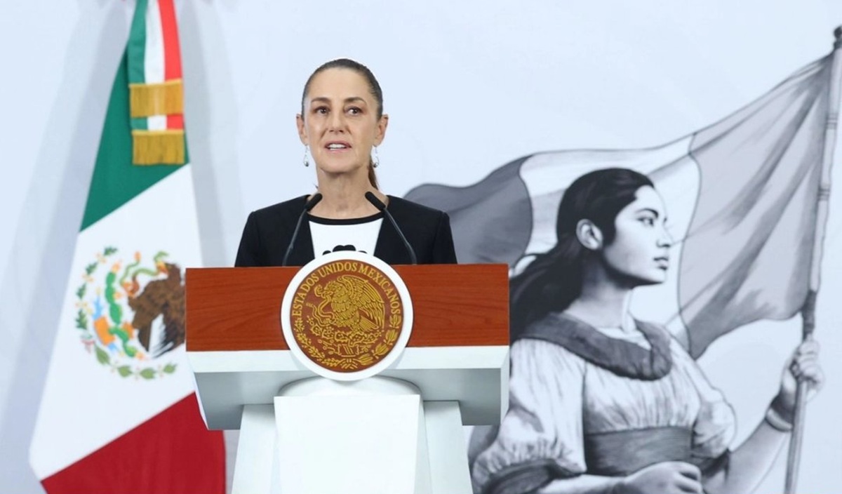 Claudia Sheinbaum en conferencia 'mañanera'