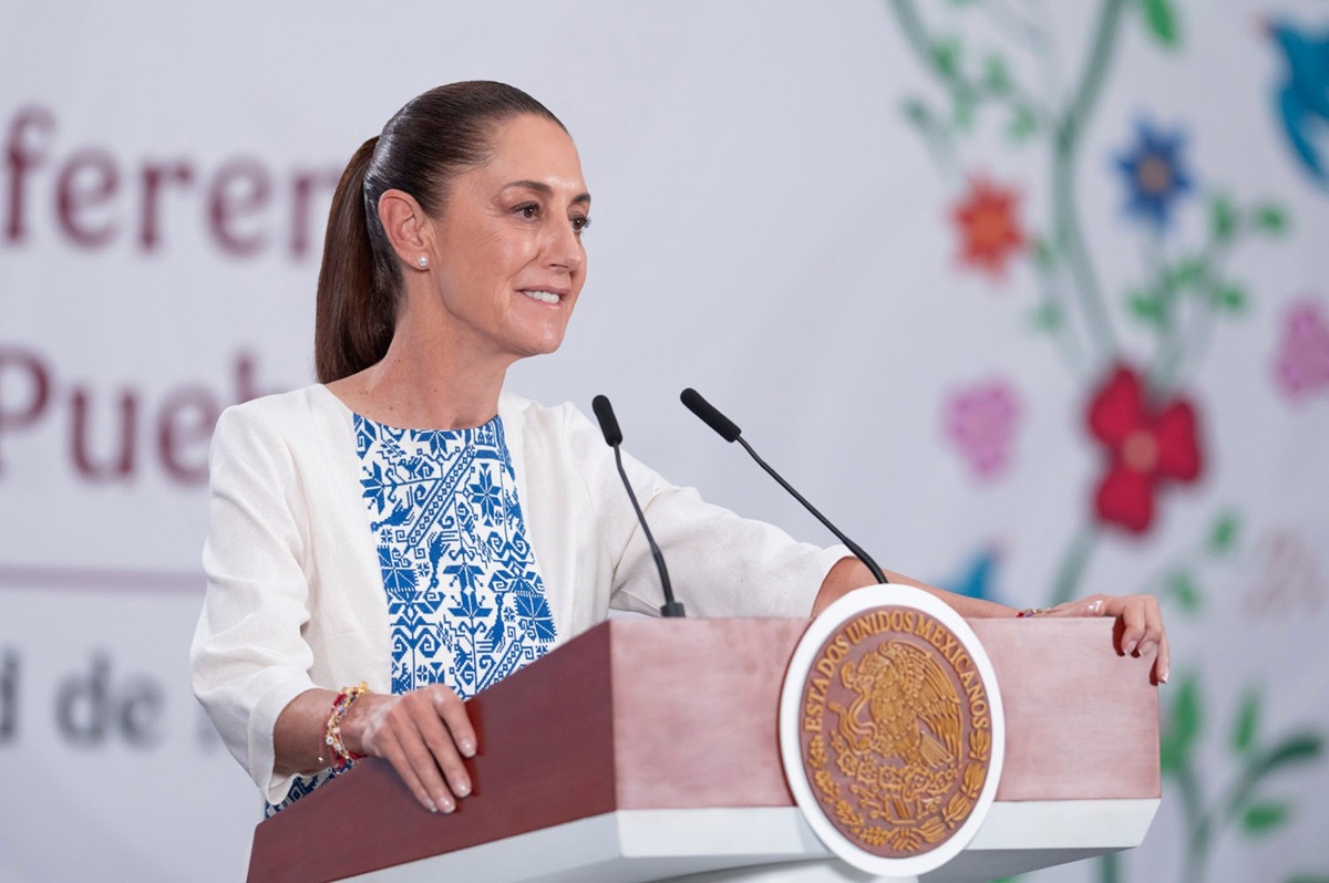 Claudia Sheinbaum en conferencia 'mañanera'