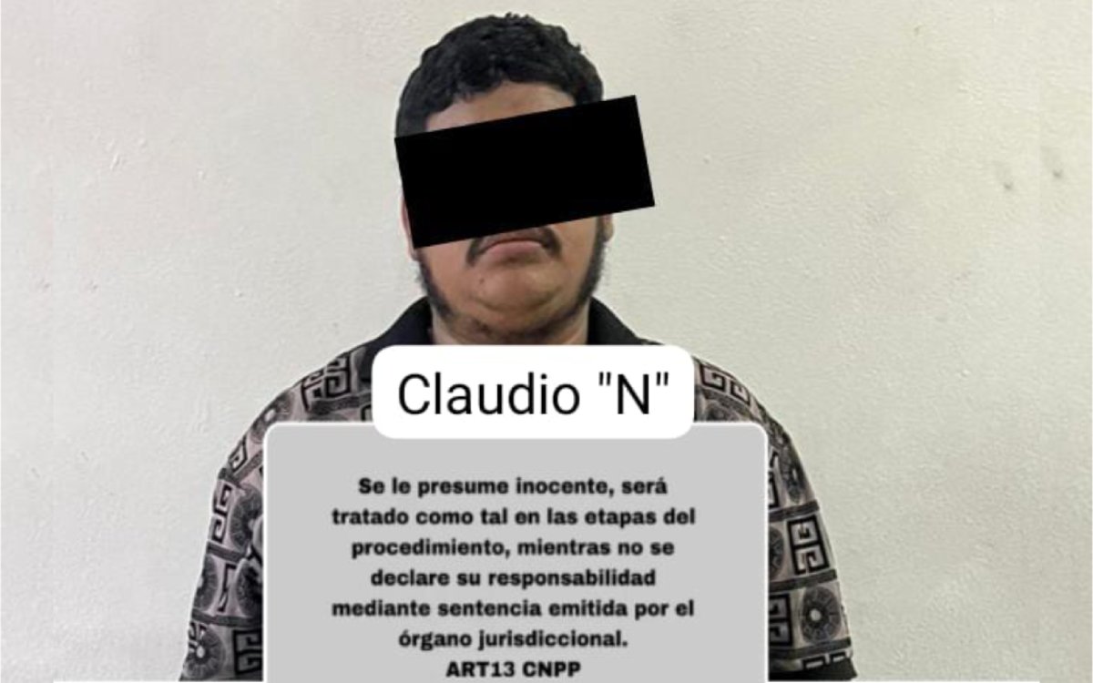 Claudio ‘N’ detenido circulando en una motocicleta con reporte de robo
