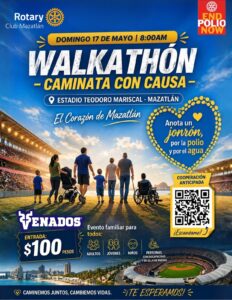 Club Rotario Mazatlán anuncia Walkathon