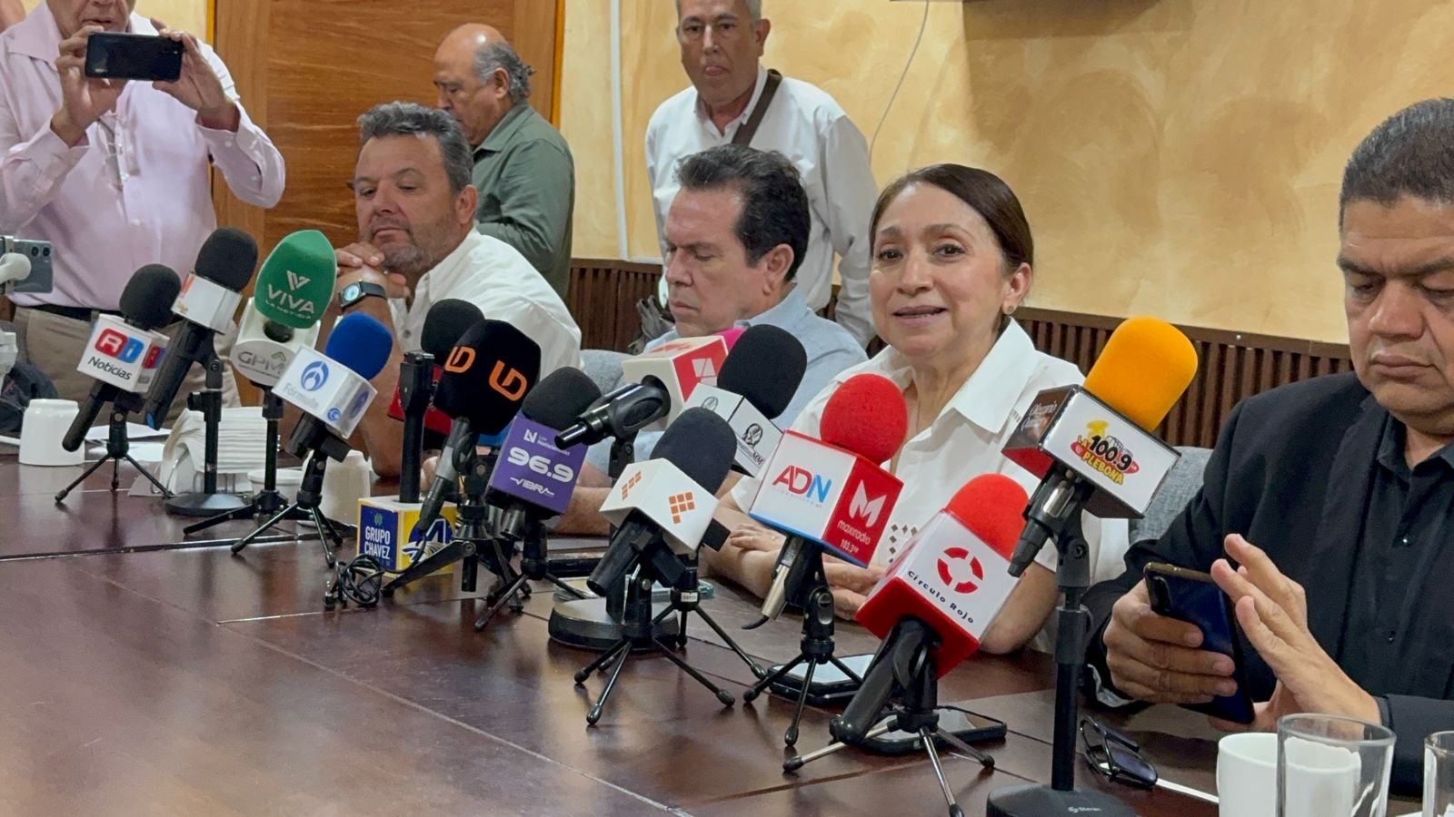Alma Cecilia Inzunza Campos, presidenta en turno del Core 33