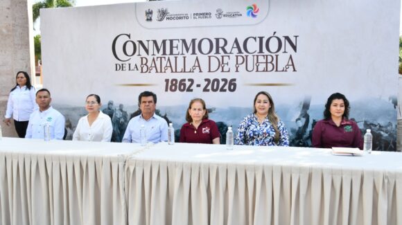 Mocorito honra con acto cívico el 164 aniversario de la Batalla de Puebla