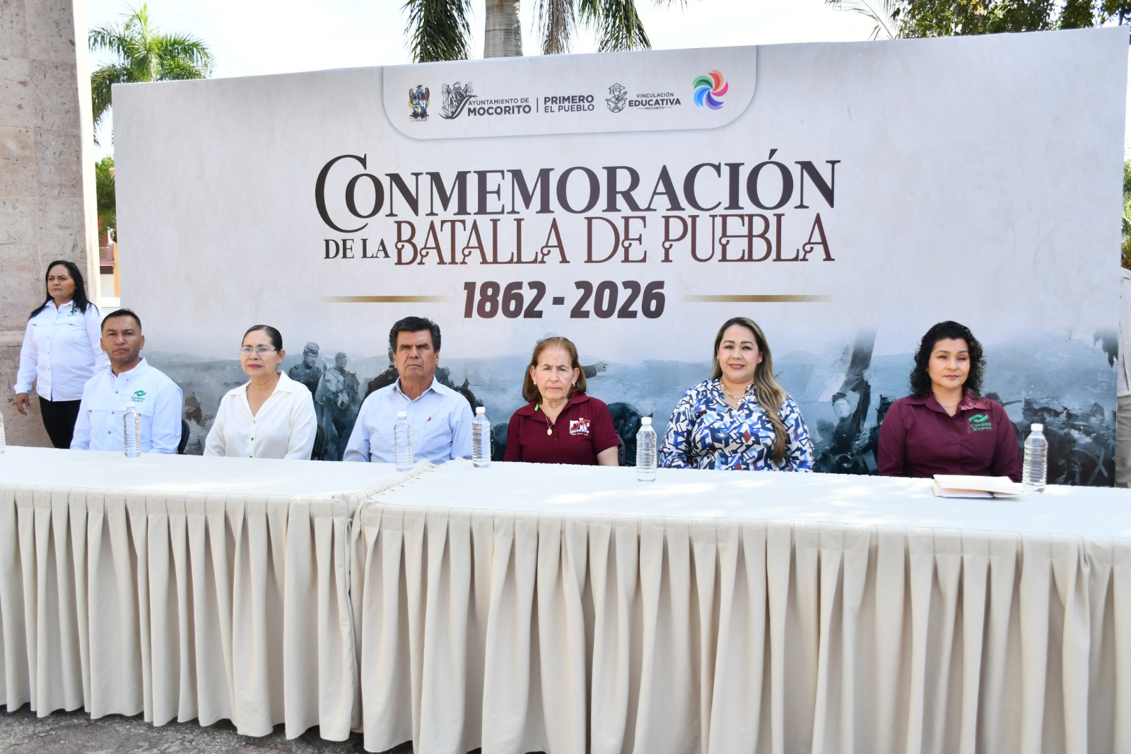 Mocorito honra con acto cívico el 164 aniversario de la Batalla de Puebla