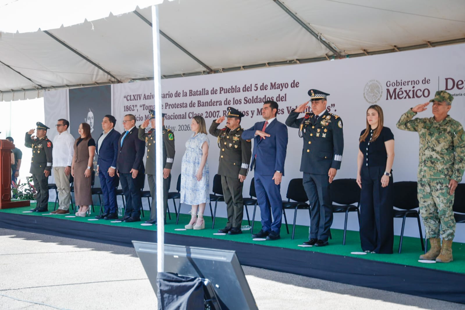 Ceremonia Conmemorativa al *"CLXIV Aniversario de la Batalla de Puebla del 5 de Mayo de 1862"