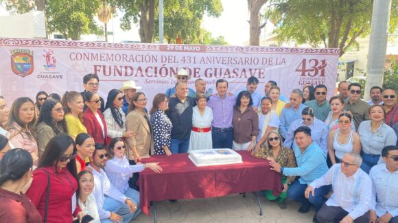 “Celebramos la grandeza de nuestra gente y el amor por esta tierra”: autoridades en la conmemoración de 431 aniversario de Guasave, Sinaloa