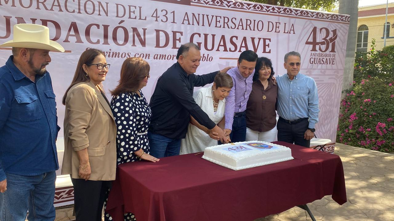 Autoridades municipales conmemoraron el 431 aniversario de la Fundación de Guasave