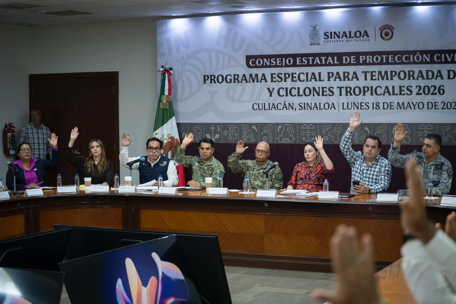 Sesión del Consejo Estatal de Protección Civil
