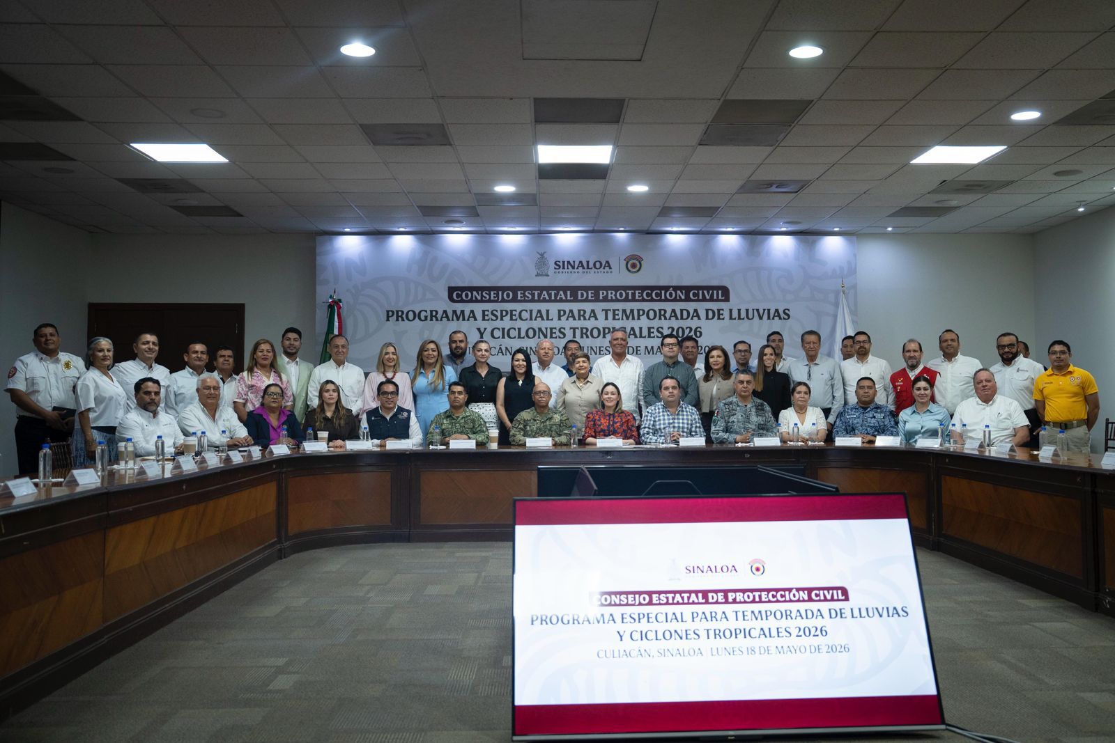 Sesión del Consejo Estatal de Protección Civil