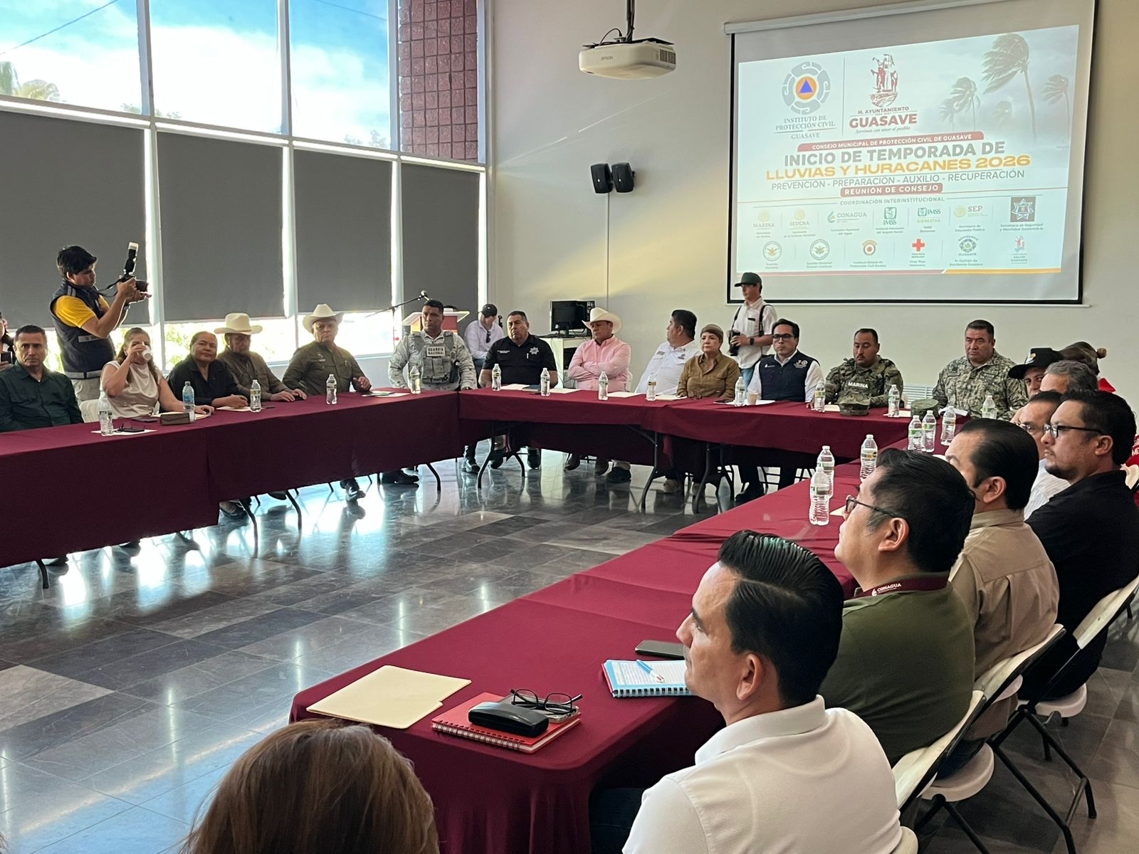 Instalan Consejo Municipal de Protección Civil en Guasave