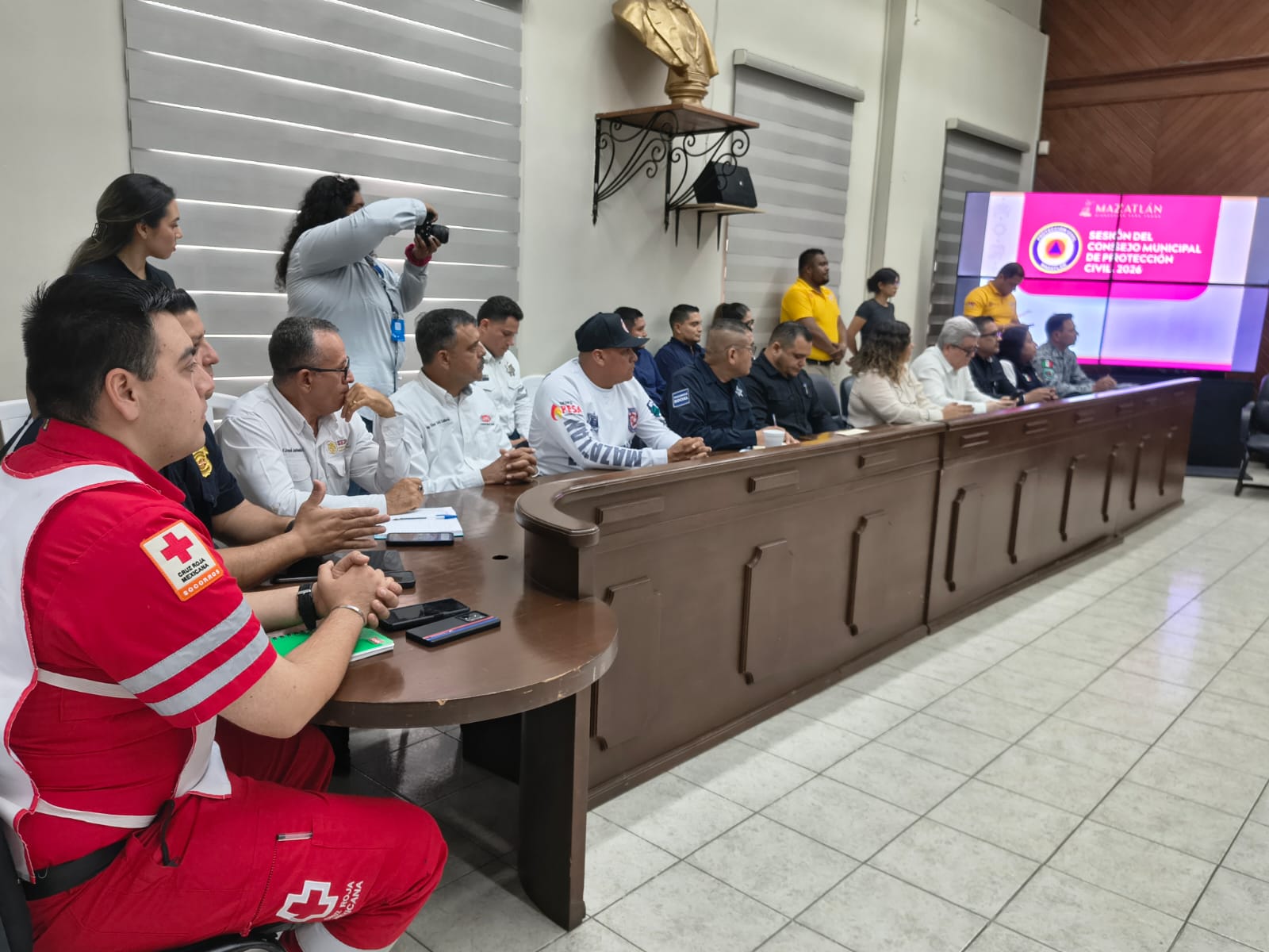 Consejo Municipal de Protección Civil en Mazatlán