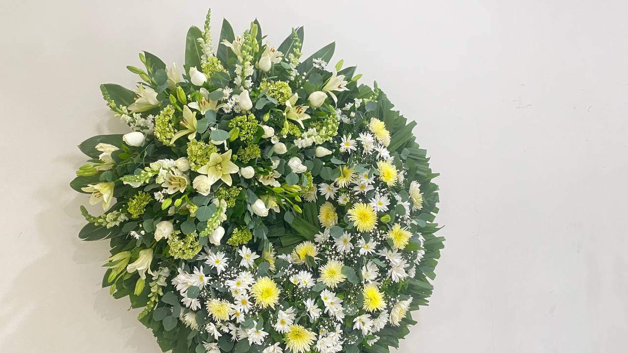 Corona de flores