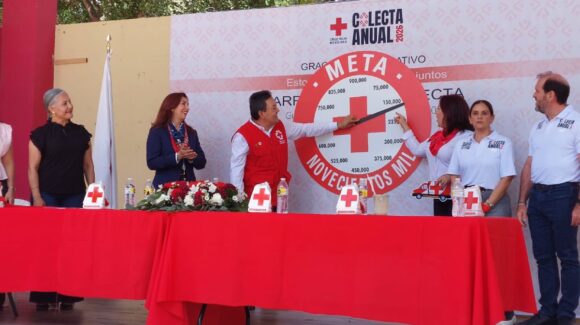 Cruz Roja Guamúchil alcanza apenas el 64% de su meta de colecta; apelan al “último estirón” ciudadano