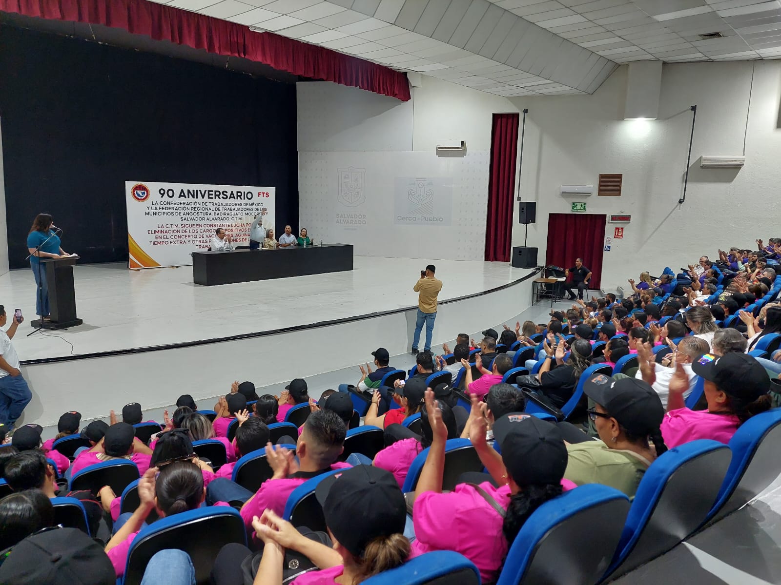 CTM en la región del Évora conmemoraron el Día del Trabajo en Salvador Alvarado