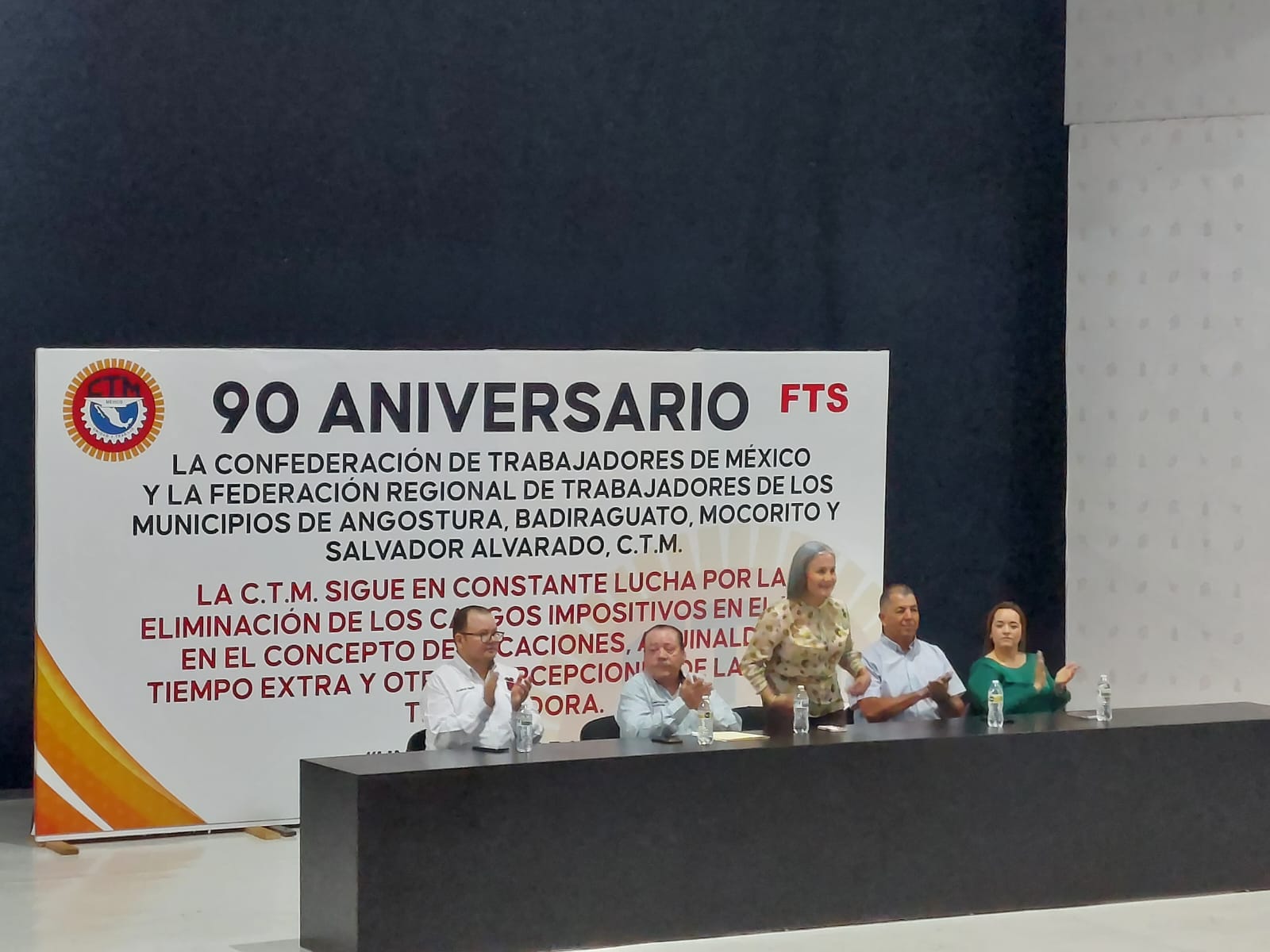 CTM en la región del Évora conmemoraron el Día del Trabajo en Salvador Alvarado