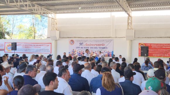 CTM exige reforma laboral justa y mejor atención médica en Guasave durante el Día del Trabajo