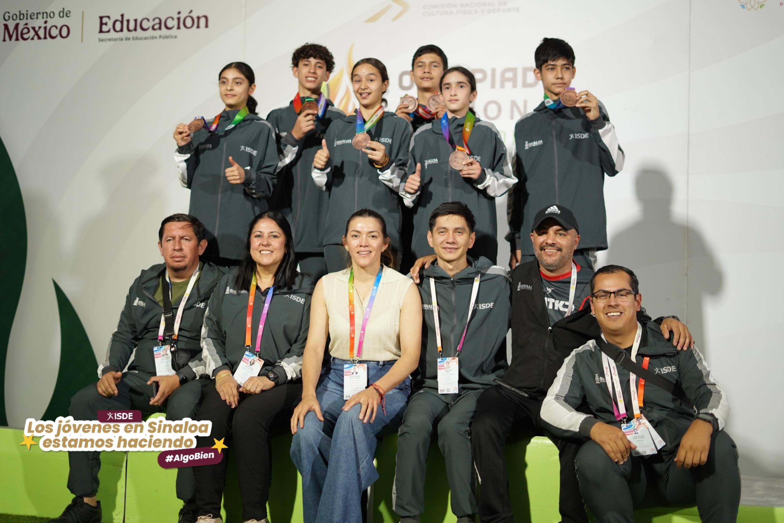 Delegación sinaloense de taekwondo en la Olimpiada Nacional Conade 2026