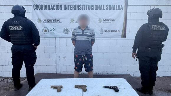 Un delincuente huyó, otro fue abatido y uno más detenido con armas tras intento de rescate de una persona “levantada” en Culiacán
