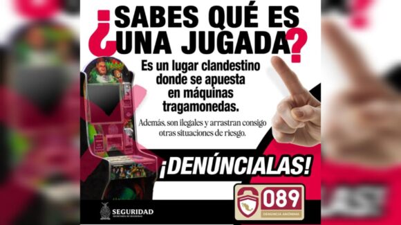 La Secretaría de Seguridad de Sinaloa llama a denunciar las “jugadas” por significar un riesgo para la población