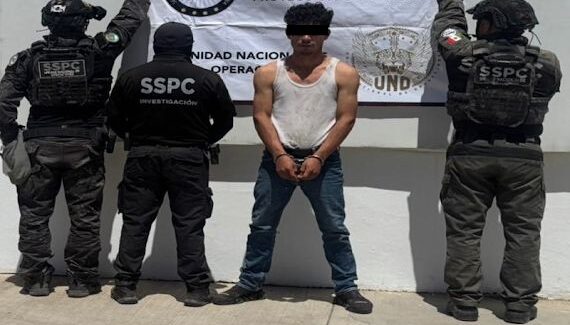 ¡Hasta con granada! Detienen a un sujeto armado y con chalecos balísticos en Culiacán, Sinaloa