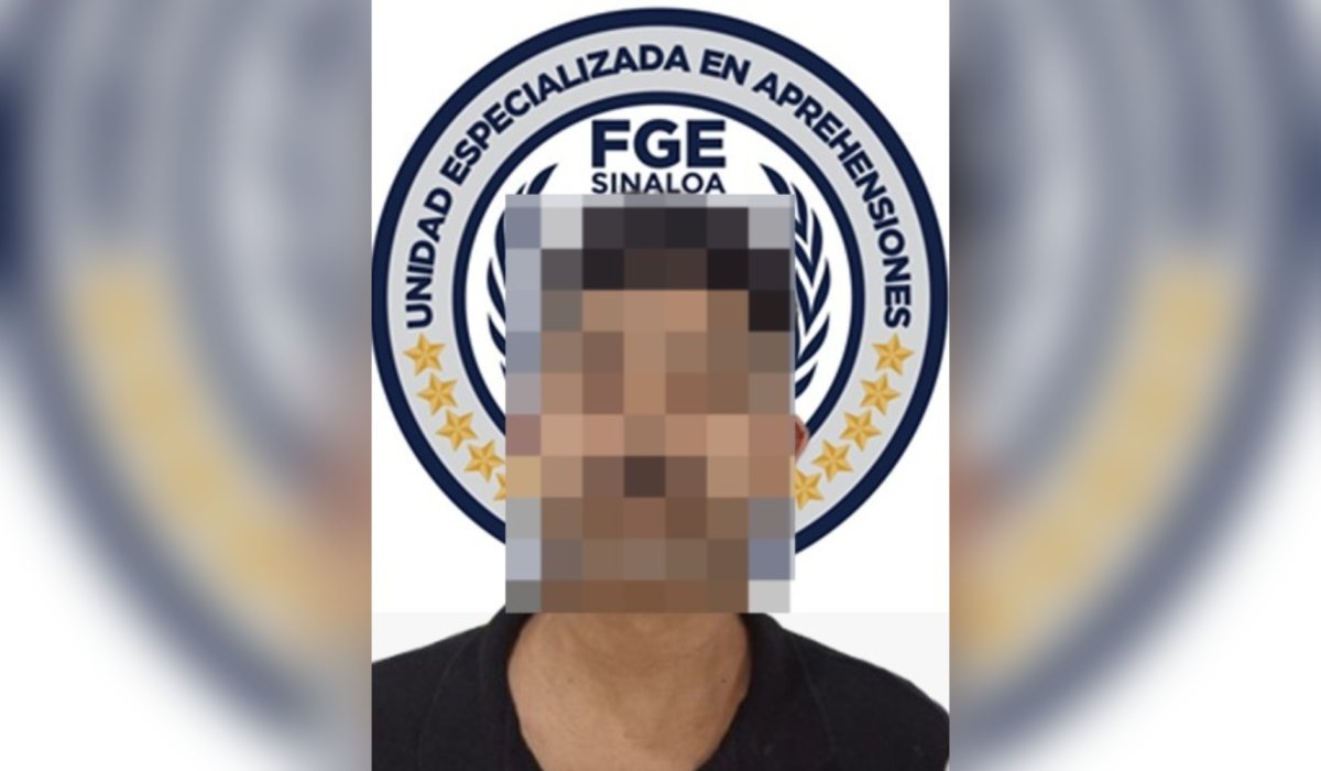 Hombre detenido en Culiacán, Sinaloa