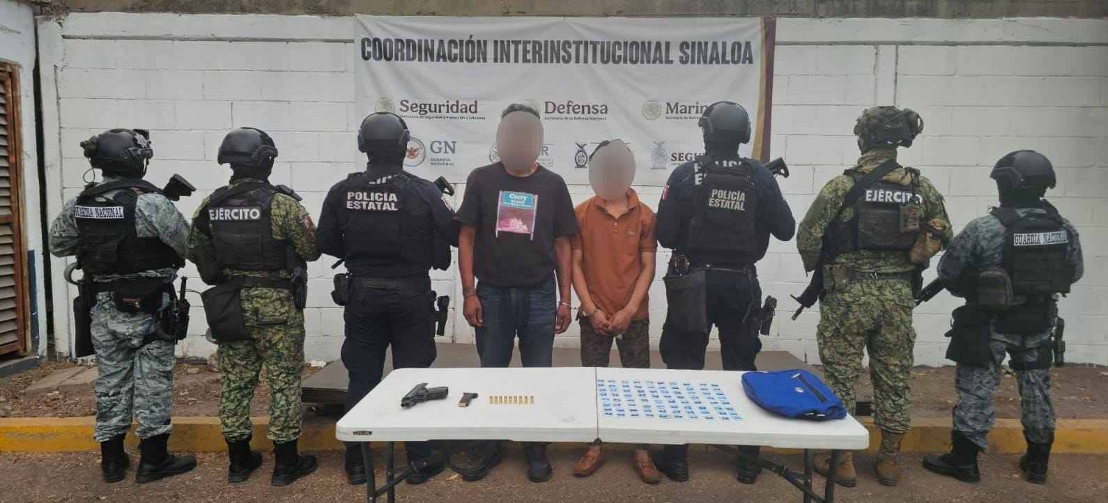 Detenidos en Culiacán, Sinaloa