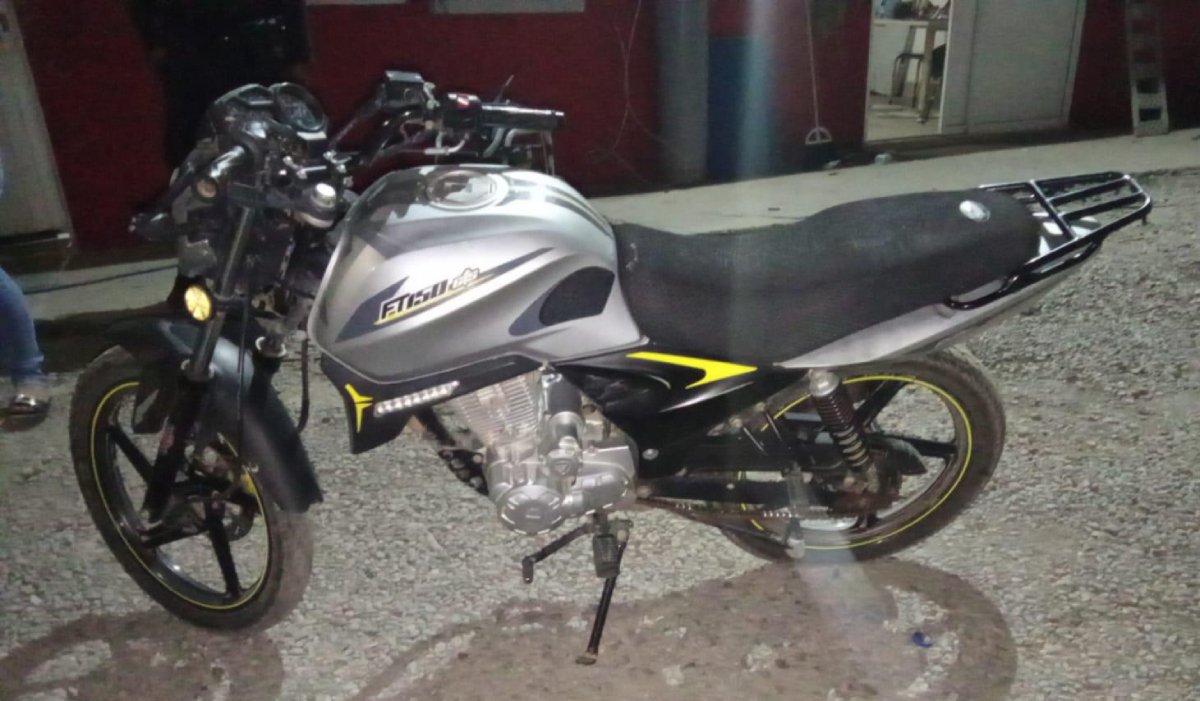 Motocicleta robada en Mazatlán