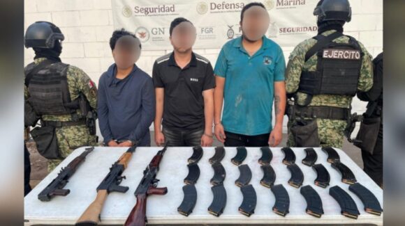 Traían ‘cuernos’: Capturan a presuntos responsables de ataque a elementos de la GN en puesto de hamburguesas de Aguaruto en Culiacán